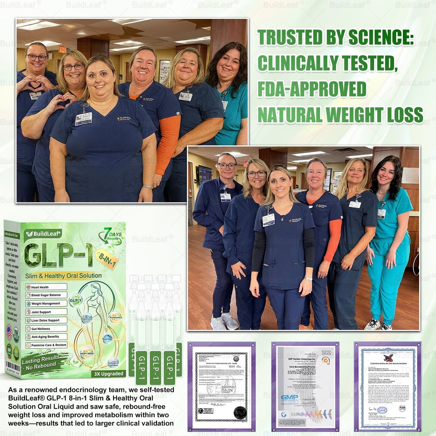 Official Store | BuildLeafยฎ GLP-1 8-in-1 Slim & Healthy Oral Solution (Once a day, results in 7 days), With 100 Billion CFU Active Probiotics โ
For obesity, abdominal bloating, sagging skin, diabetes, low energy, gut health, joint issues, and more