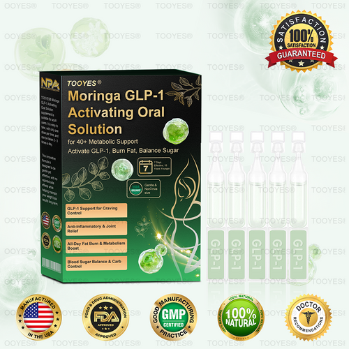 Official Store | TOOYES® Meglutide GLP-1 Activating Oral Solution-Moringa • NAD+ •Yerba Mate-Natural Support for Slimming Anti-Aging & Sugar Metabolism