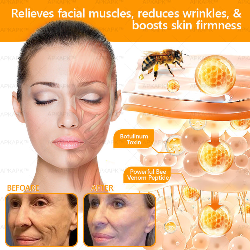 Made and Shipped from CA✨ APKAPK® Bee Venom Skin Restoration Cream🔥 LAST DAY 80% OFF 💎💎 Powerful anti-aging solution that targets deep wrinkles, fine lines, sagging skin, uneven tone, and dryness