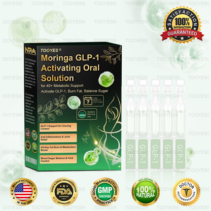 Official Store | TOOYES® Meglutide GLP-1 Activating Oral Solution-Moringa • NAD+ •Yerba Mate-Natural Support for Slimming Anti-Aging & Sugar Metabolism