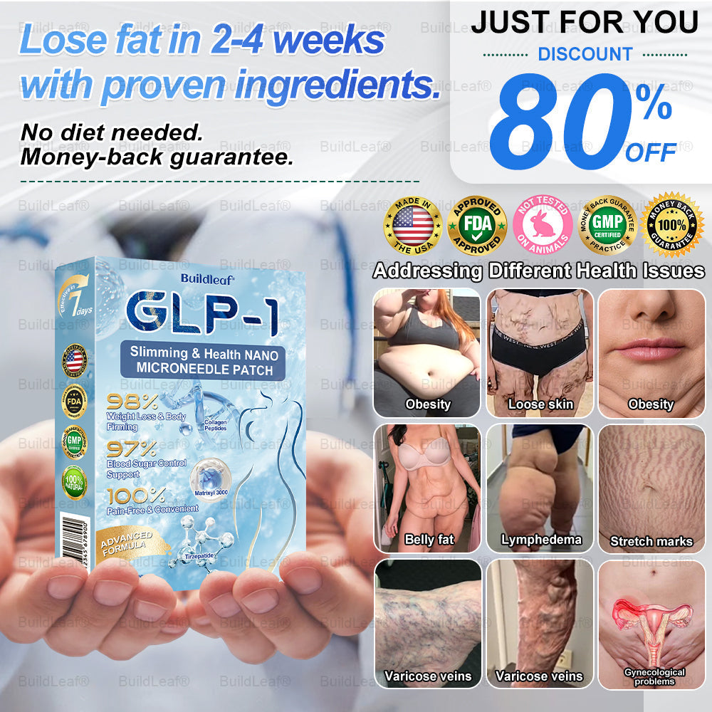🏥𝐅𝐃𝐀 𝐒𝐭𝐨𝐫𝐞 | 𝐁𝐮𝐢𝐥𝐝𝑳𝒆𝒂𝒇® 𝑮𝓛𝓟-1 𝑵𝒂𝒏𝒐-𝑴𝒊𝒄𝒓𝒐𝒏𝒆𝒆dle Pa𝑡𝑐ℎ 𝑤𝑖𝑡ℎ 𝐶𝑜𝑙𝑙𝑎𝑔𝑒𝑛 & 𝑀𝑎𝑡𝑟𝑖𝑥𝑦𝑙 3000 丨Ob𝗲𝘀𝗶𝘁𝘆,𝐂𝐚𝐫𝐝𝐢𝐨𝐯𝐚𝐬𝐜𝐮𝐥𝐚𝐫 𝐃𝐢𝐬𝐞𝐚𝐬, 𝐃𝐢𝐚𝐛𝐞𝐭𝐞𝐬, 𝐒𝐥𝐞𝐞𝐩 𝐀𝐩𝐧𝐞𝐚, 𝐉𝐨𝐢𝐧𝐭 𝐏𝐫𝐨𝐛𝐥𝐞𝐦𝐬 𝐚𝐧𝐝 𝐌𝐨𝐫𝐞